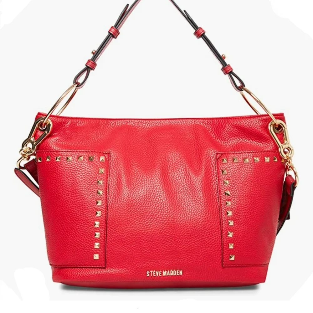 STEVE MADDEN SARA HOBO TOTE Crossbody/ Handbag ๐ with pouch ๐ inside - Picture 2 of 16
